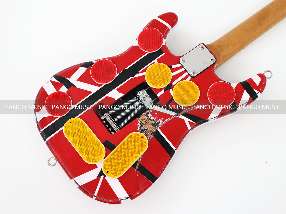 Van Halen Heavy Relic Red Electric Guitar (PHJ-625X)
