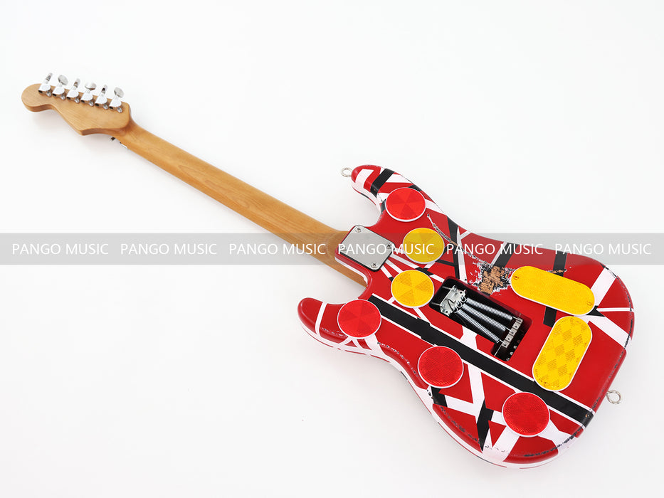 Van Halen Heavy Relic Red Electric Guitar (PHJ-625X)