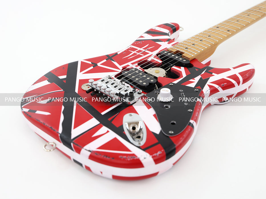 Van Halen Heavy Relic Red Electric Guitar (PHJ-625X)