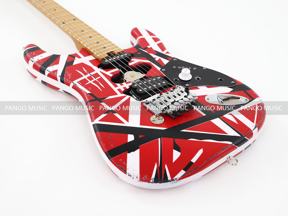Van Halen Heavy Relic Red Electric Guitar (PHJ-625X)