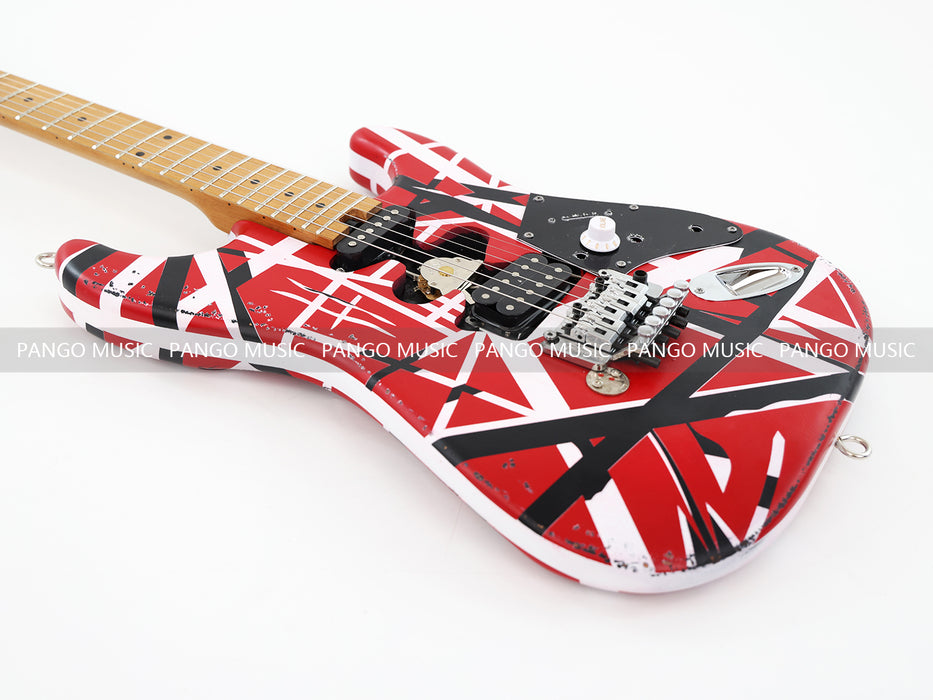 Van Halen Heavy Relic Red Electric Guitar (PHJ-625X)