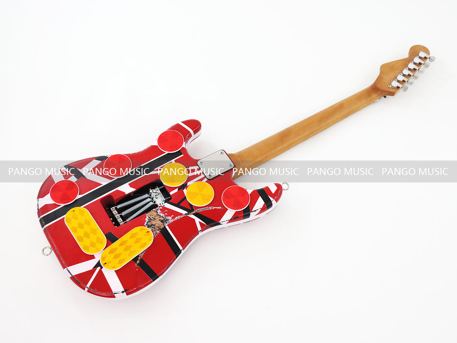 Van Halen Heavy Relic Red Electric Guitar (PHJ-625X)