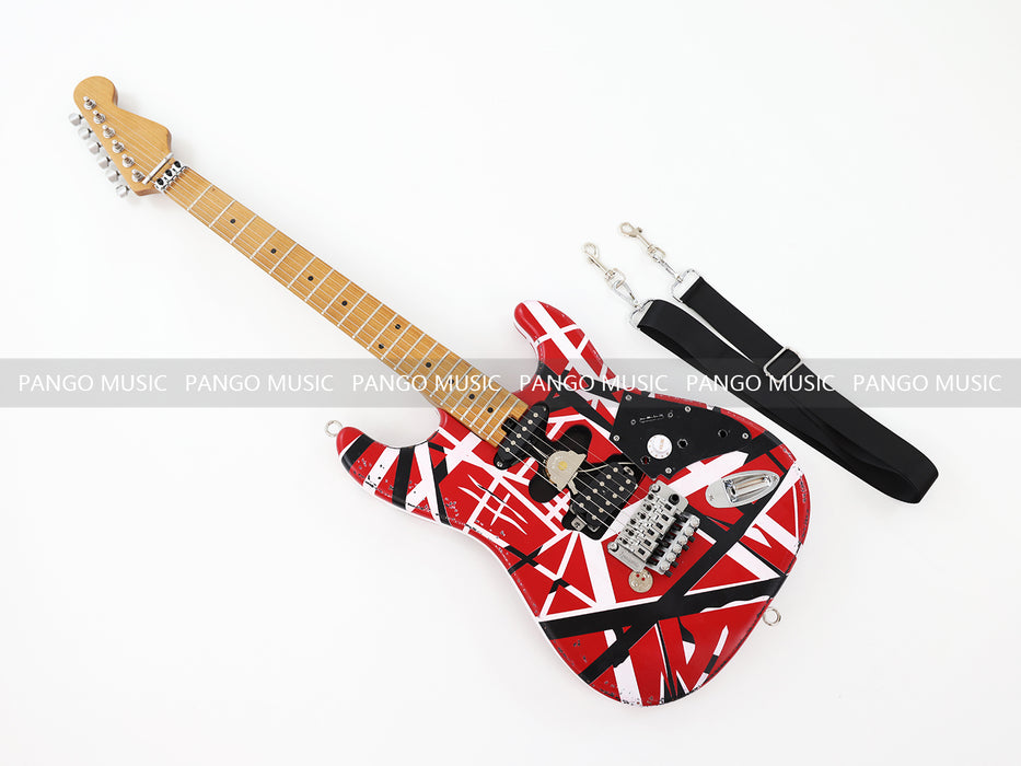 Van Halen Heavy Relic Red Electric Guitar (PHJ-625X)