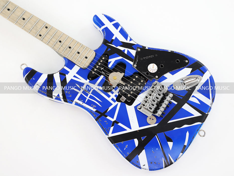 Van Halen Heavy Relic Blue Electric Guitar (PHJ-623X)