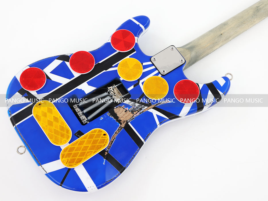 Van Halen Heavy Relic Blue Electric Guitar (PHJ-623X)