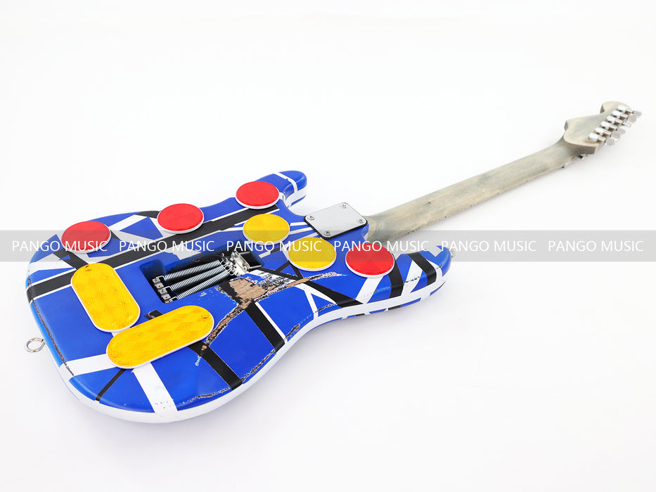Van Halen Heavy Relic Blue Electric Guitar (PHJ-623X)