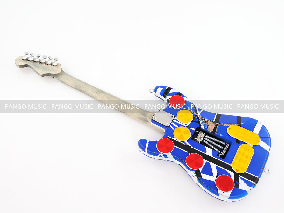 Van Halen Heavy Relic Blue Electric Guitar (PHJ-623X)