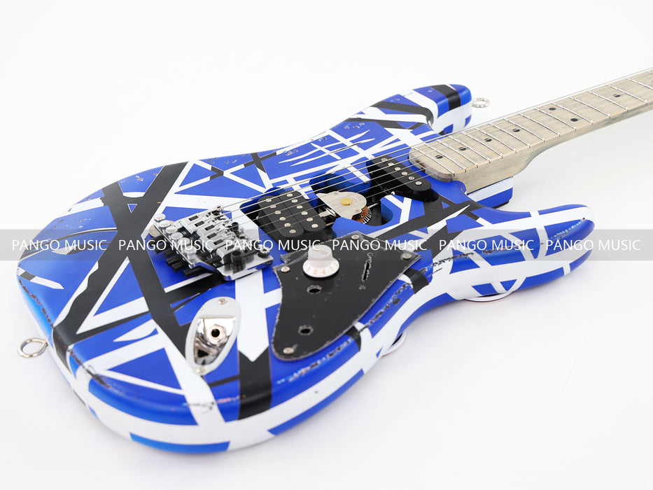 Van Halen Heavy Relic Blue Electric Guitar (PHJ-623X)
