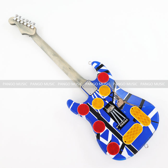 Van Halen Heavy Relic Blue Electric Guitar (PHJ-623X)