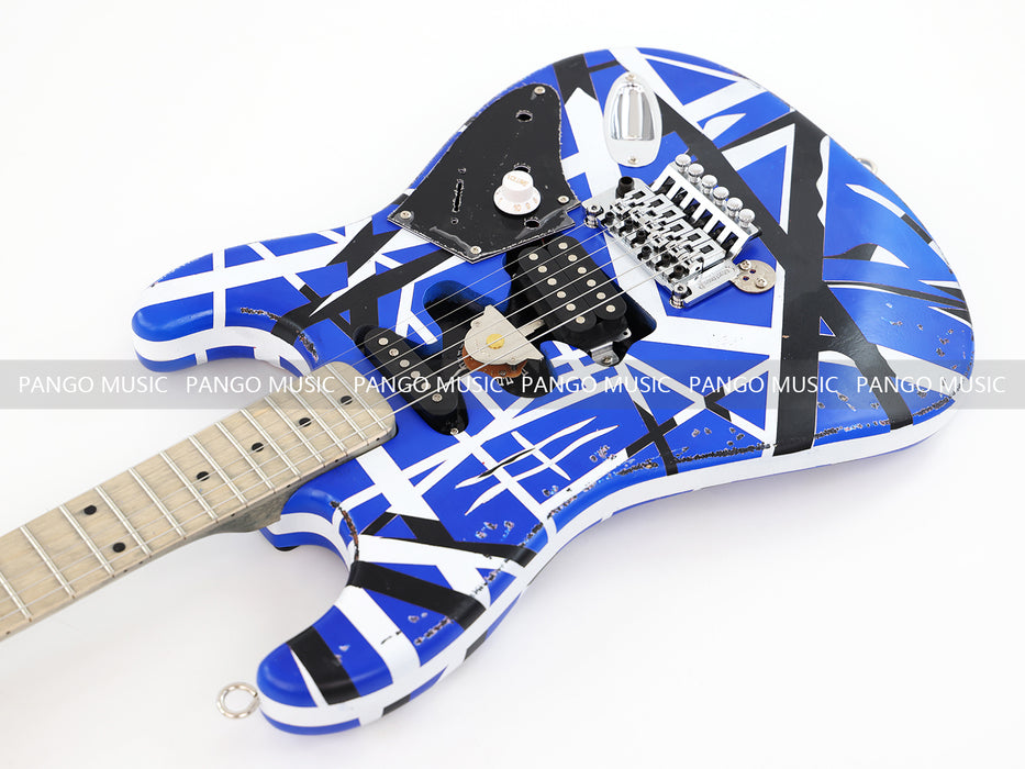 Van Halen Heavy Relic Blue Electric Guitar (PHJ-623X)