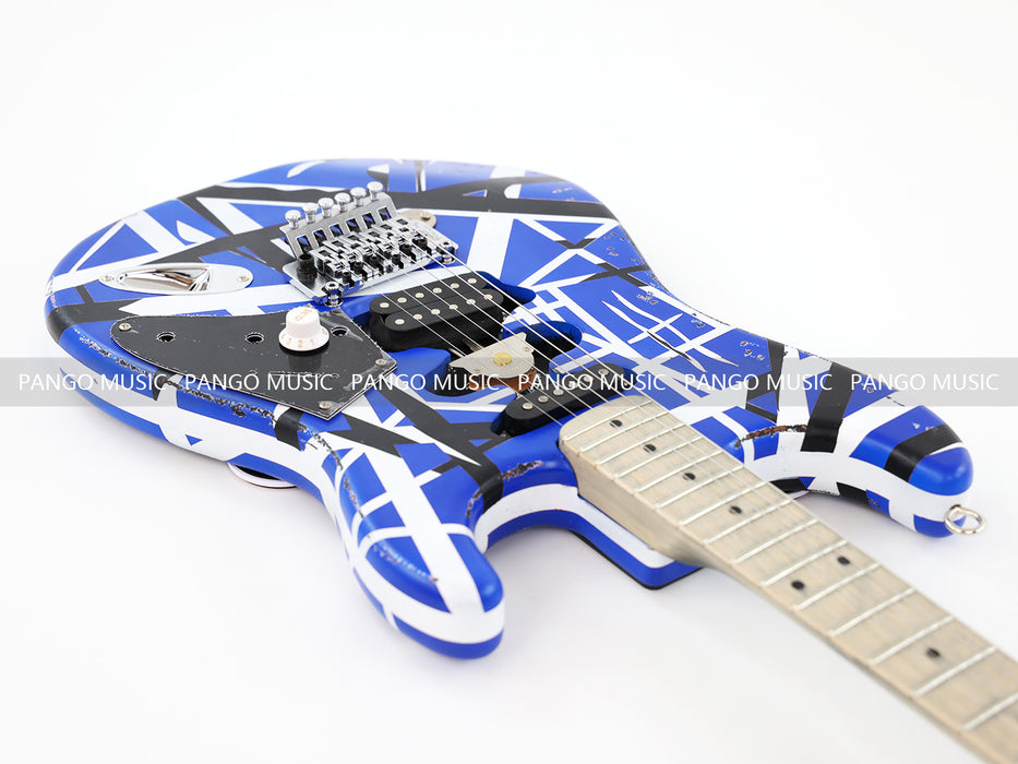 Van Halen Heavy Relic Blue Electric Guitar (PHJ-623X)