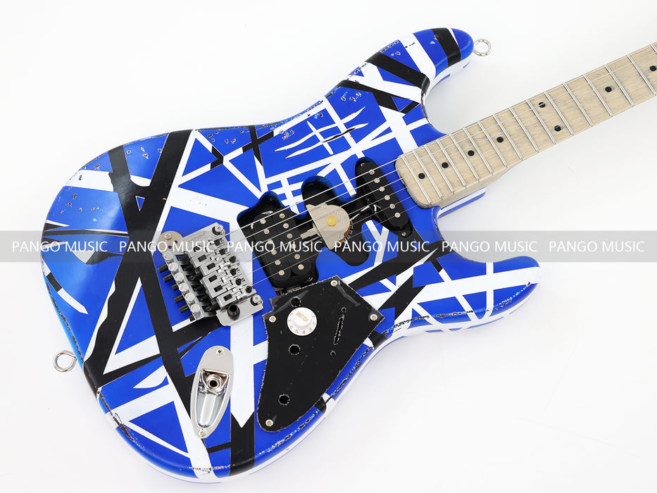 Van Halen Heavy Relic Blue Electric Guitar (PHJ-623X)