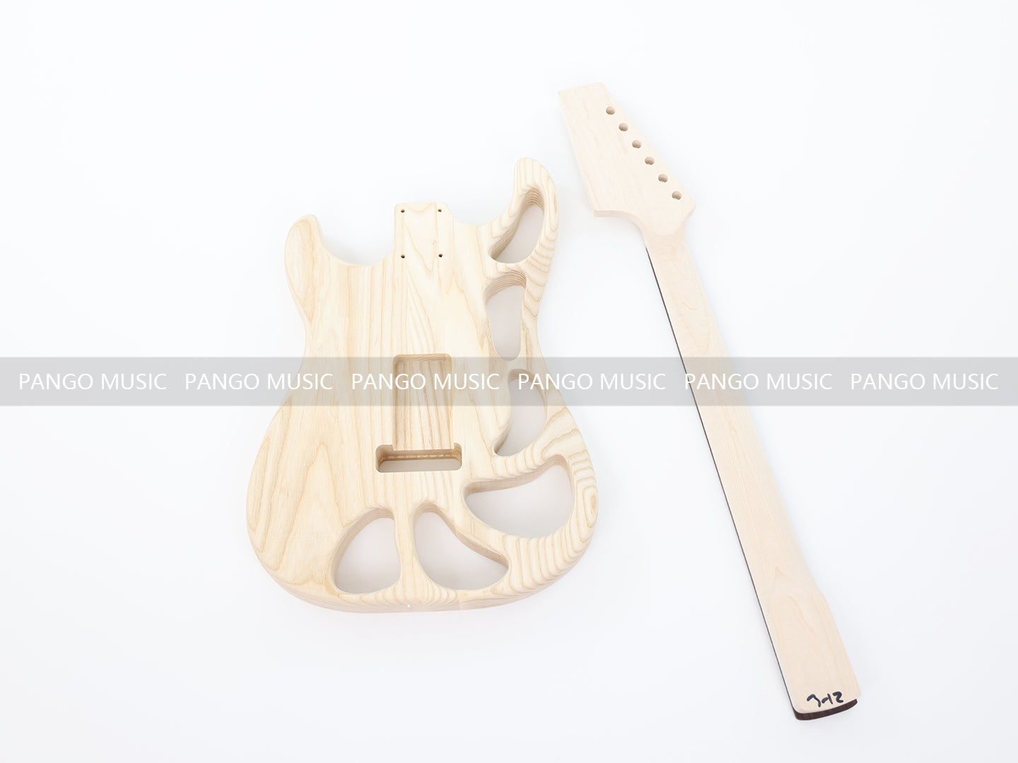 Weight Relief Design Ash Body DIY Electric Guitar Kit (PST-570