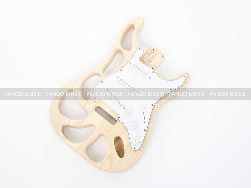 Weight Relief Design Ash Body DIY Electric Guitar Kit (PST-570)