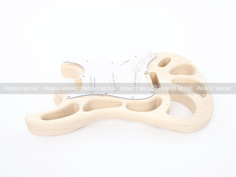 Weight Relief Design Ash Body DIY Electric Guitar Kit (PST-570)