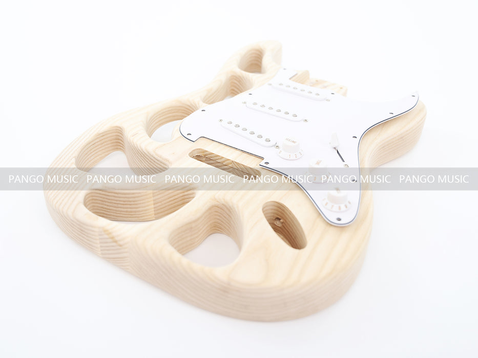 Pre-sale Weight Relief Design Ash Body DIY Electric Guitar Kit (PST-570X)