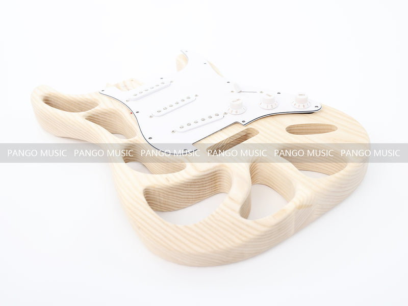 Weight Relief Design Ash Body DIY Electric Guitar Kit (PST-570)