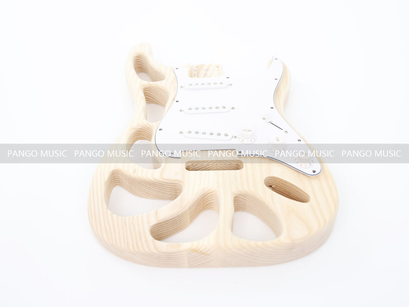 Weight Relief Design Ash Body DIY Electric Guitar Kit (PST-570)