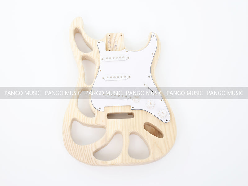 Weight Relief Design Ash Body DIY Electric Guitar Kit (PST-570)