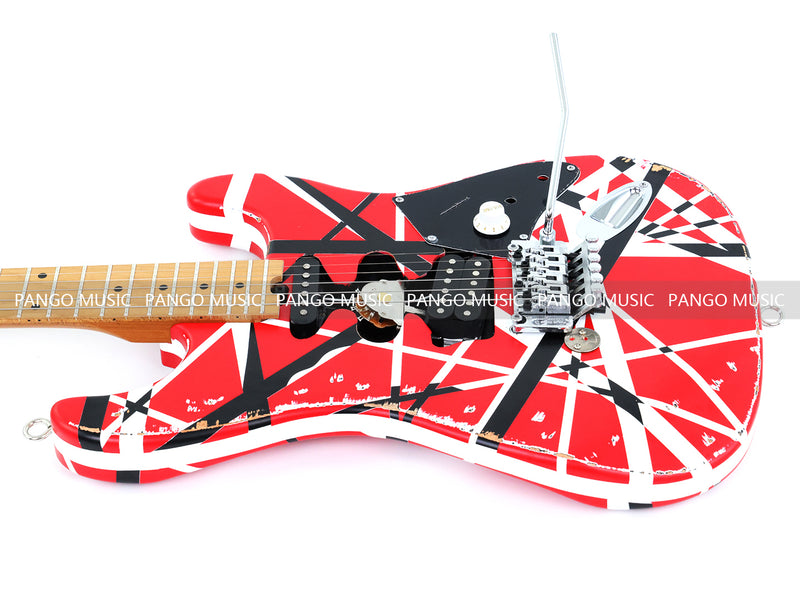 X-ST Series Redesigned Relic ST Style Electric Guitar (ST-1816, Headstock & Stripe Modified)