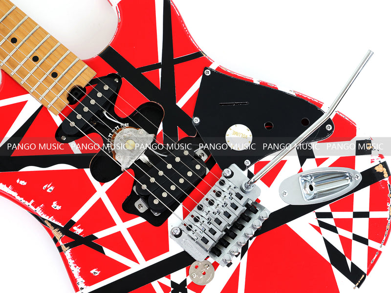 X-ST Series Redesigned Relic ST Style Electric Guitar (ST-1816, Headstock & Stripe Modified)