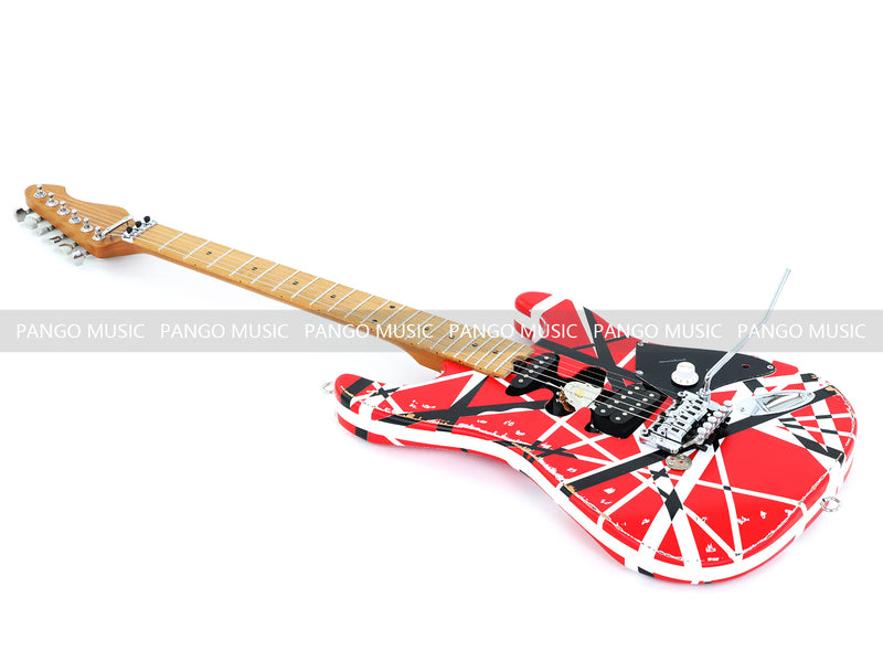 X-ST Series Redesigned Relic ST Style Electric Guitar (ST-1816, Headstock & Stripe Modified)