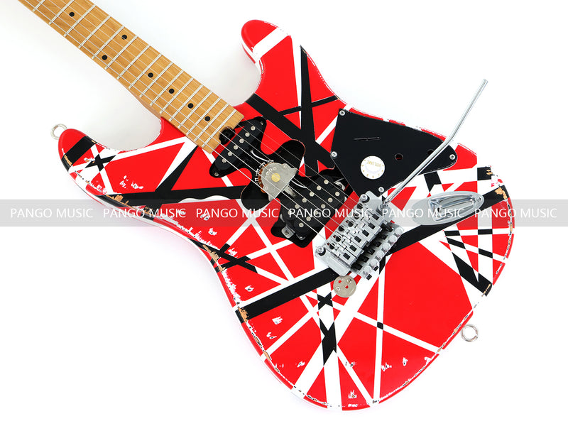 X-ST Series Redesigned Relic ST Style Electric Guitar (ST-1816, Headstock & Stripe Modified)