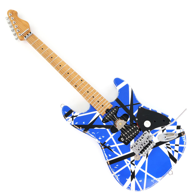 X-ST Series Redesigned Relic ST Style Electric Guitar (ST-1817, Headstock & Stripe Modified)