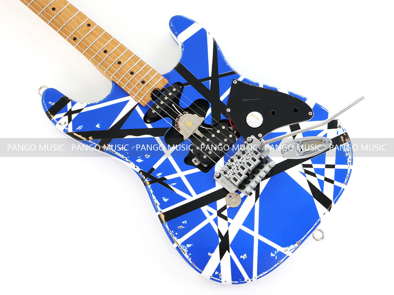 X-ST Series Redesigned Relic ST Style Electric Guitar (ST-1817, Headstock & Stripe Modified)