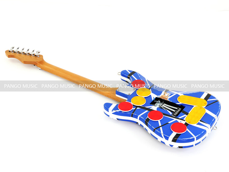 X-ST Series Redesigned Relic ST Style Electric Guitar (ST-1817, Headstock & Stripe Modified)