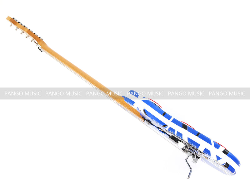 X-ST Series Redesigned Relic ST Style Electric Guitar (ST-1817, Headstock & Stripe Modified)