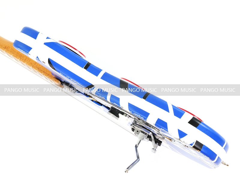 X-ST Series Redesigned Relic ST Style Electric Guitar (ST-1817, Headstock & Stripe Modified)