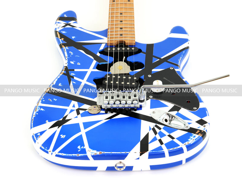 X-ST Series Redesigned Relic ST Style Electric Guitar (ST-1817, Headstock & Stripe Modified)
