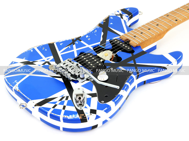 X-ST Series Redesigned Relic ST Style Electric Guitar (ST-1817, Headstock & Stripe Modified)