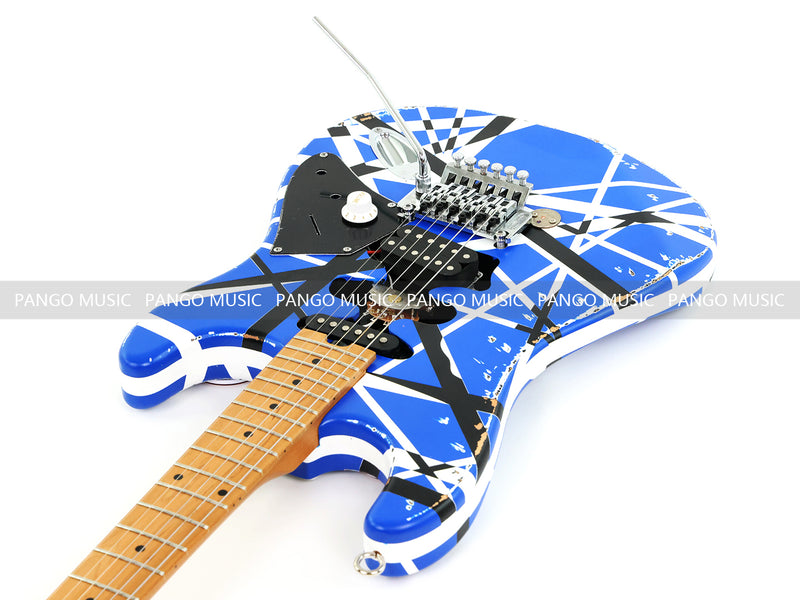 X-ST Series Redesigned Relic ST Style Electric Guitar (ST-1817, Headstock & Stripe Modified)
