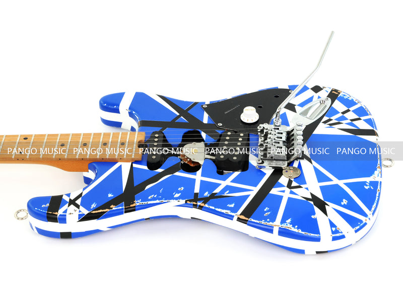 X-ST Series Redesigned Relic ST Style Electric Guitar (ST-1817, Headstock & Stripe Modified)