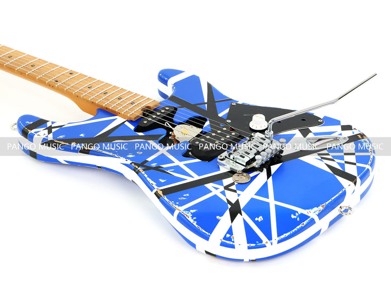 X-ST Series Redesigned Relic ST Style Electric Guitar (ST-1817, Headstock & Stripe Modified)