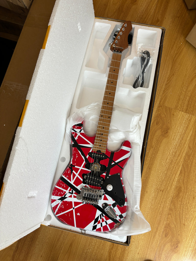 X-ST Series Redesigned Relic Electric Guitar (ST-1815, Headstock & Stripe Modified)