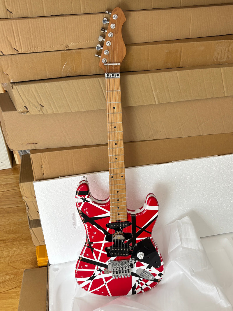 X-ST Series Redesigned Relic ST Style Electric Guitar (ST-1816, Headstock & Stripe Modified)