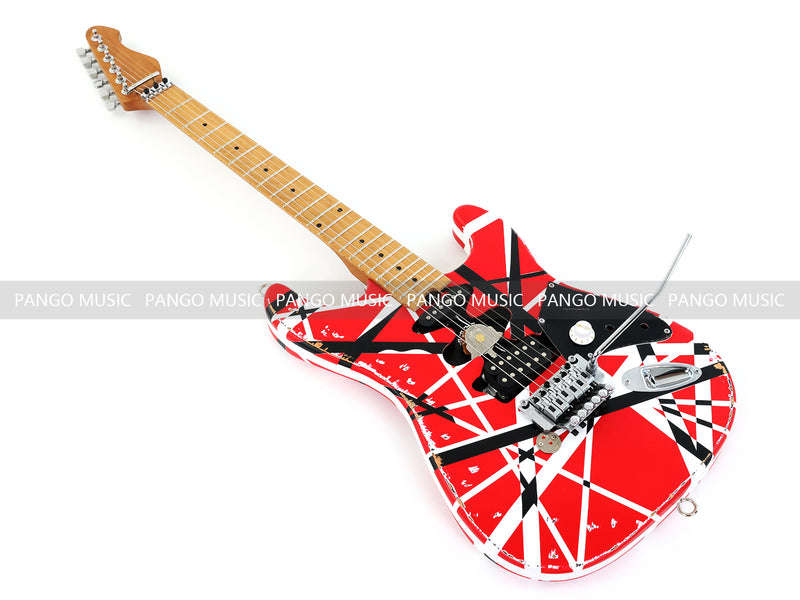 X-ST Series Redesigned Relic ST Style Electric Guitar (ST-1816, Headstock & Stripe Modified)