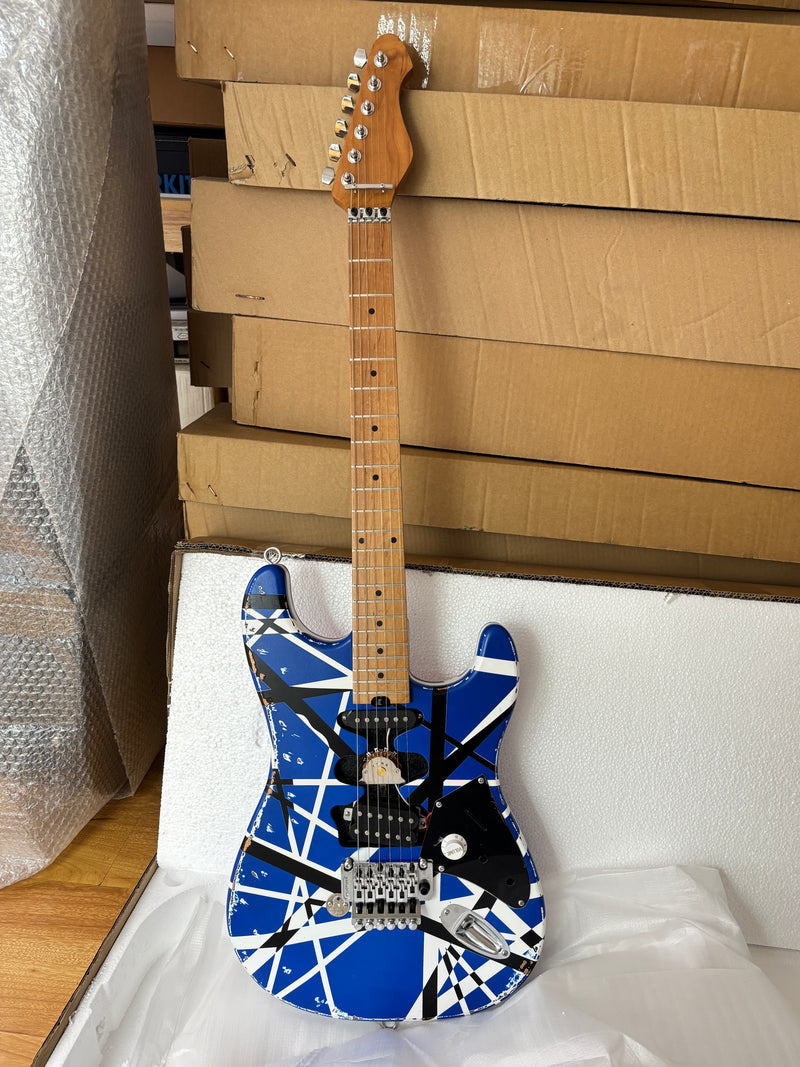 X-ST Series Redesigned Relic ST Style Electric Guitar (ST-1817, Headstock & Stripe Modified)