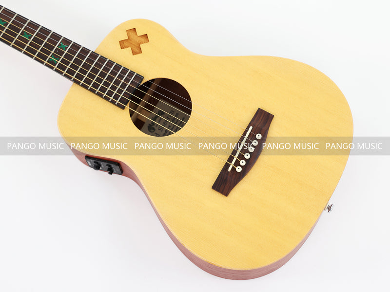 ZQN Series Solid Spruce Top Acoustic Guitar with LED EQ (ZQN0442)