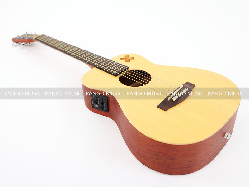ZQN Series Solid Spruce Top Acoustic Guitar with LED EQ (ZQN0442)