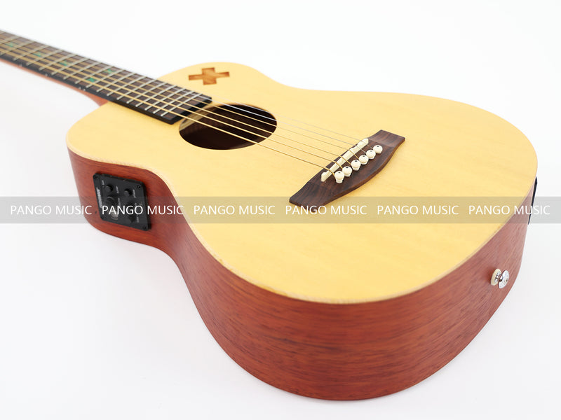 ZQN Series Solid Spruce Top Acoustic Guitar with LED EQ (ZQN0442)