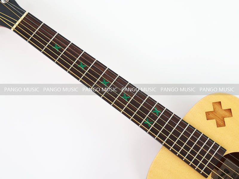 ZQN Series Solid Spruce Top Acoustic Guitar with LED EQ (ZQN0442)