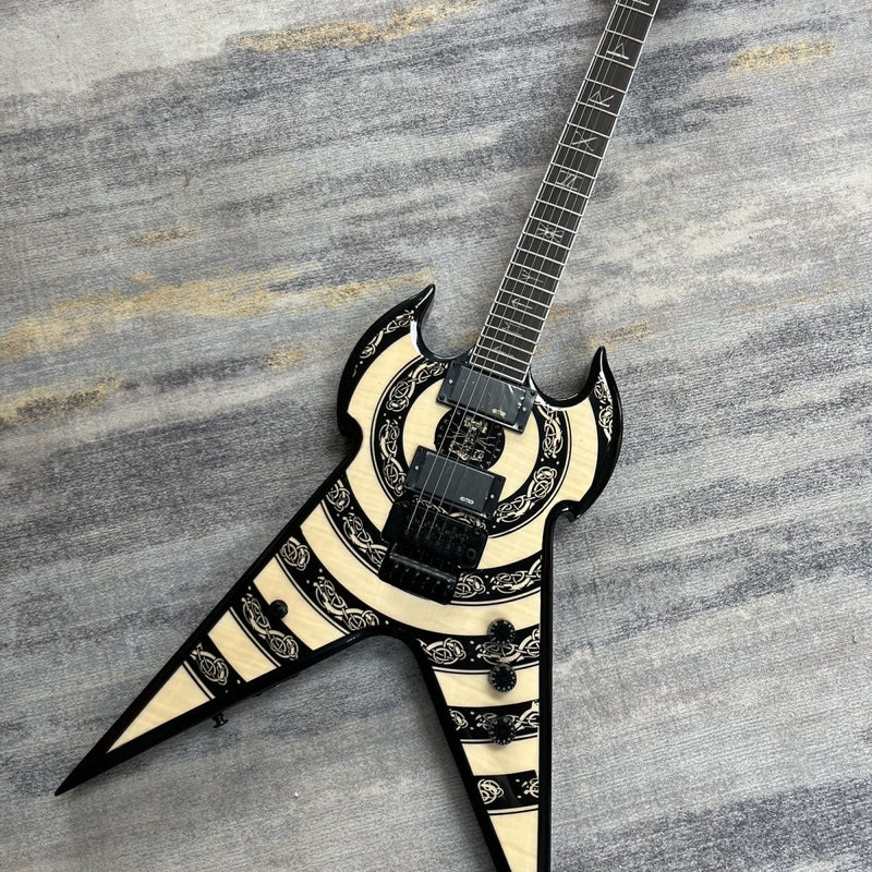 ZW Bullseye Devil V Bullseye Style Electric Guitar (LRG-017)