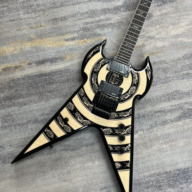 ZW Bullseye Devil V Bullseye Style Electric Guitar (LRG-017)