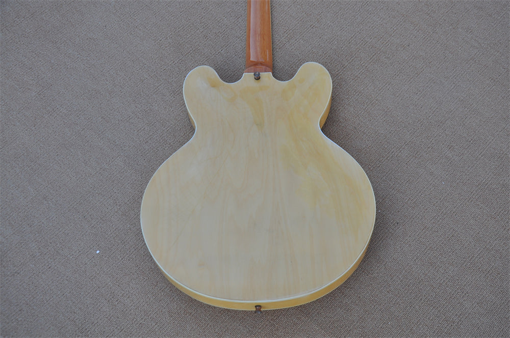 ZQN Series Semi Hollow Wood Color Electric Guitar (ZQN0185)