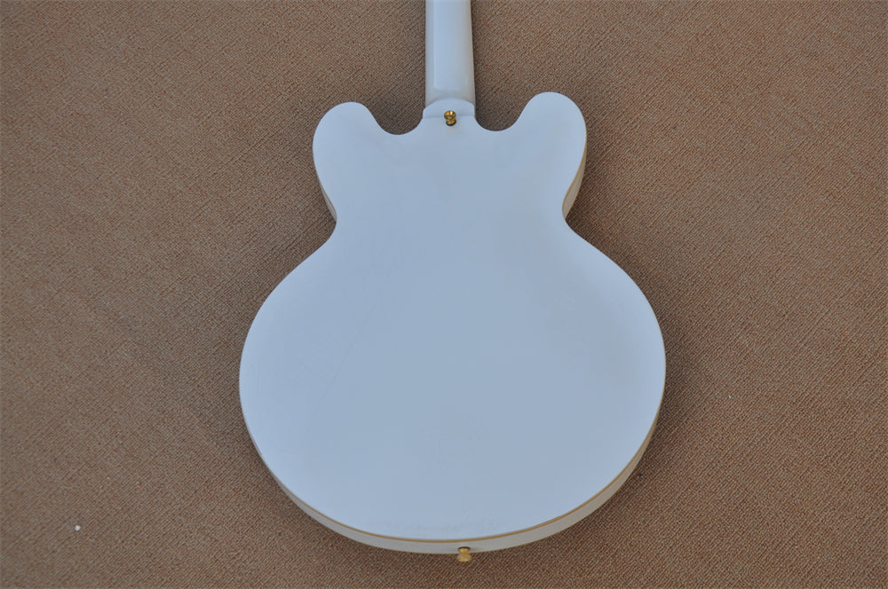 ZQN Series Semi Hollow White Color Electric Guitar (ZQN0187)