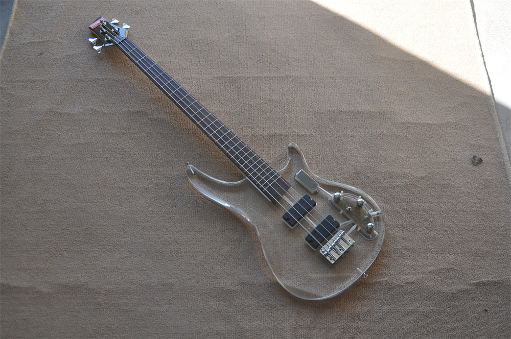 ZQN Series 4 Strings Acrylic Body Electric Bass Guitar (ZQN0260)
